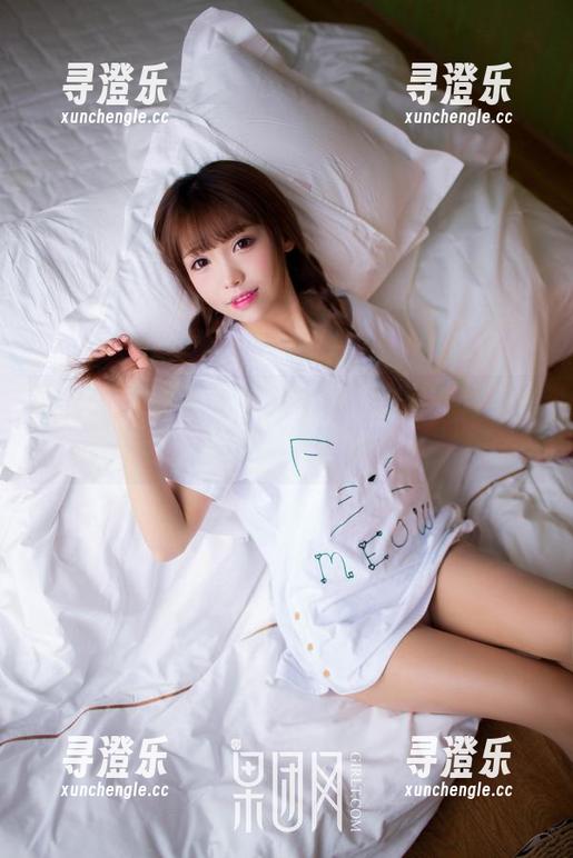 GIRLT果团网-糖果儿 GIRLT果团网 - 看那原图,糖果儿是不是在为牛奶代言啊?