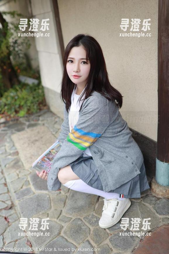 MFStar模范学院-兜豆靓Youlina MFStar模范学院 - 兜豆靓Youlina的灰丝,真实无圣光,原图味儿十足。