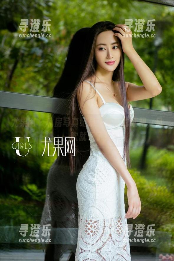 尤果网-夏乔 尤果网 - 私房写真纪录:夏乔的红裙,风一吹就乐了!